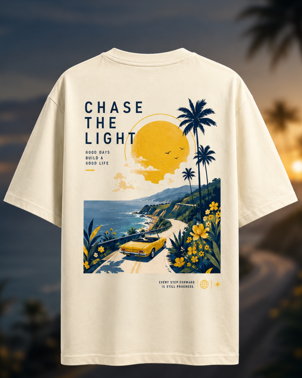 oversized men's t shirt | Backprint