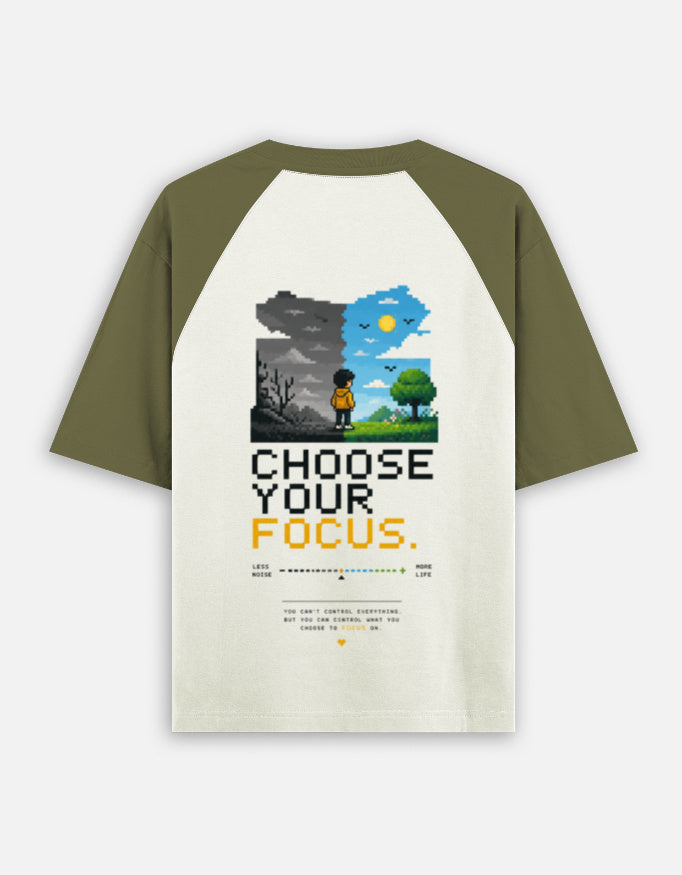 a raglan style premium oversized men's t shirt. STORR