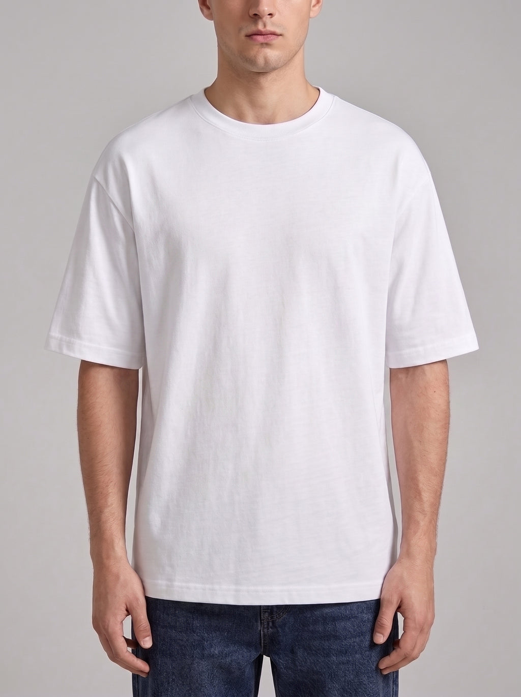 Heavy Fabric Men's T Shirt | Full Back Print | 100% Cotton