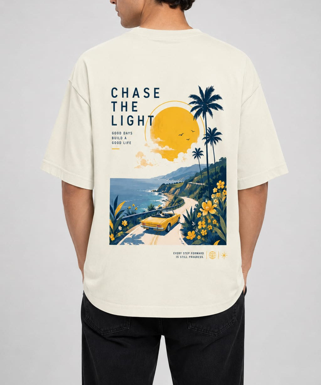 oversized men's t shirt | Backprint