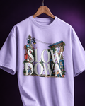 Slow Down Tokyo Tee | Front Print Oversized T Shirt
