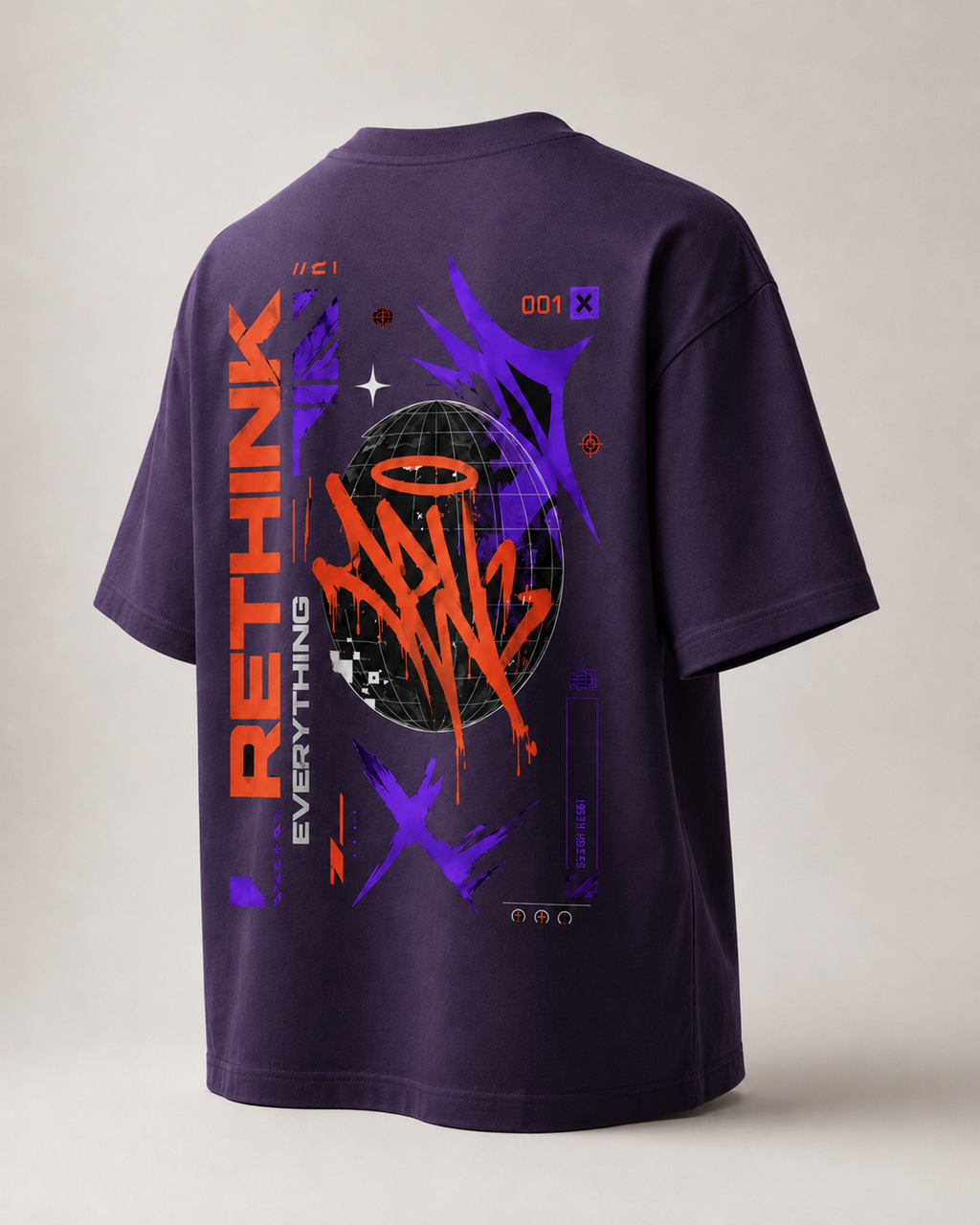 Oversized Men's Street Wear T Shirt